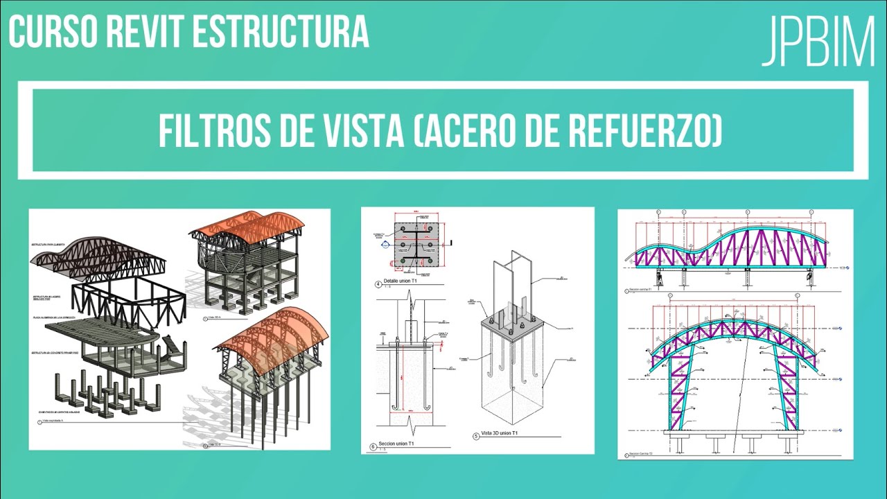 Video 42. Filtros de vista para acero de refuerzo (CURSO REVIT ESTRUCTURA AVANZADO)