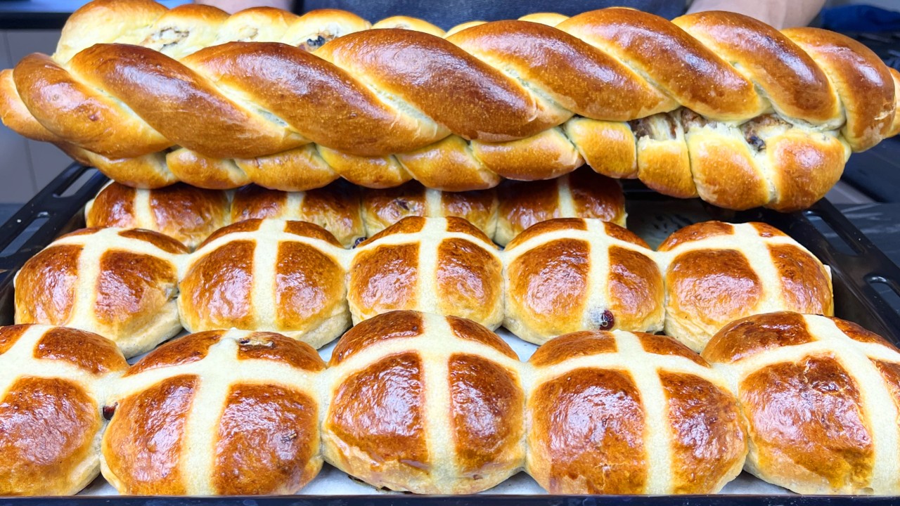 Испеките самый вкусный пасхальный хлеб из дрожжевого теста! Два простых и вкусных пасхальных рецепта