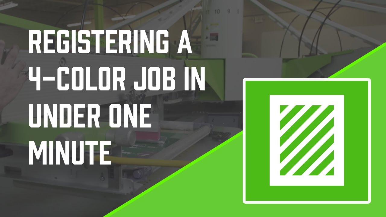 Register a 4-Color Print Job In Under One Minute With ROQ Automatic