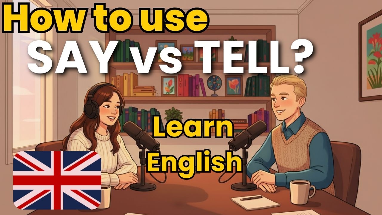 How Native Speakers REALLY Use Say vs Tell in Daily English  Real Conversations Podcast