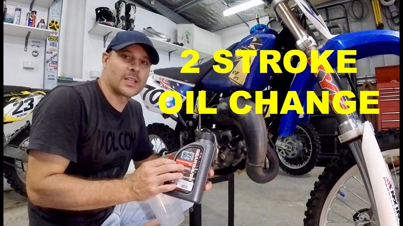 2 stroke oil change Yamaha YZ85