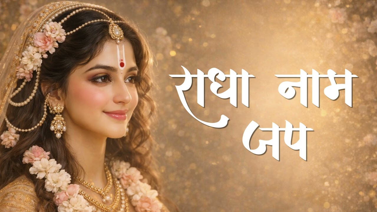 Radha Naam Jap | मन को शांति देने वाला भक्ति जाप | Radha Naam Dhara