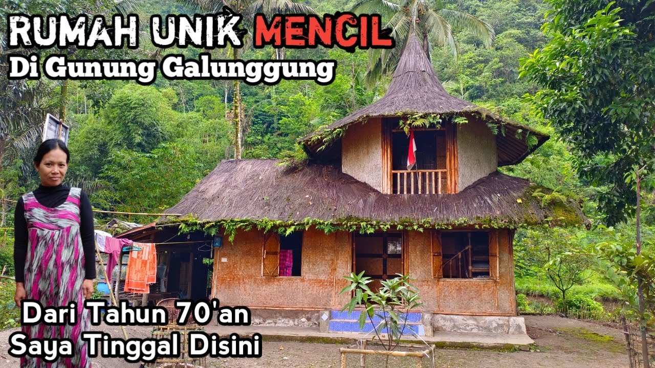 Istana Tersembunyi Rumah Mewah Terbuat Dari Bambu Mencil Di Gunung Galunggung