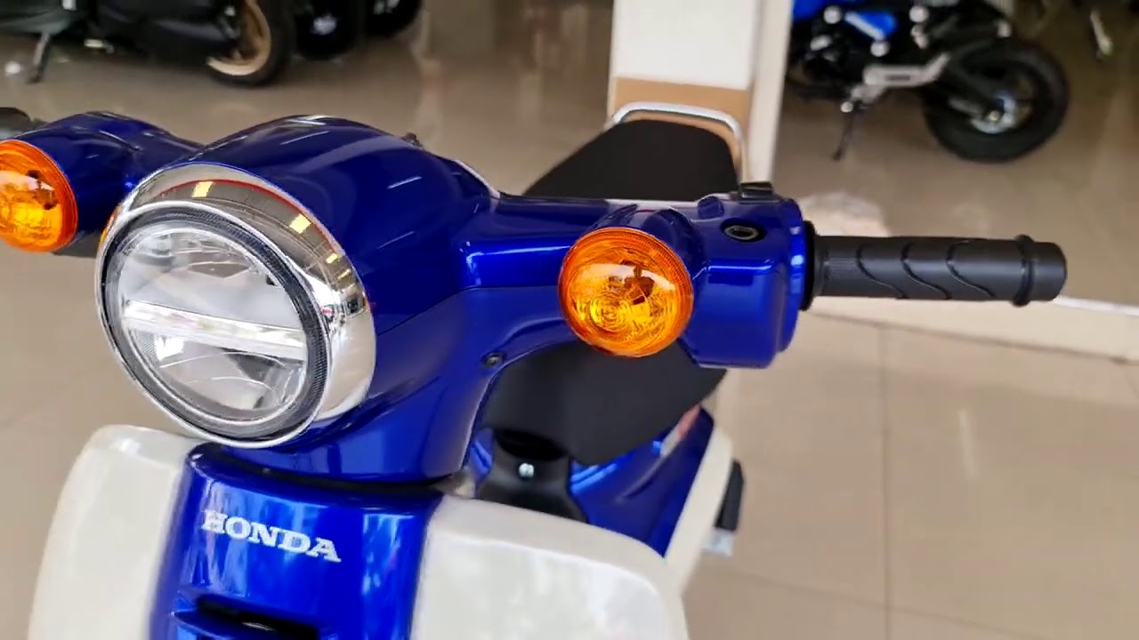All New Honda Super Cub 110 Blue White