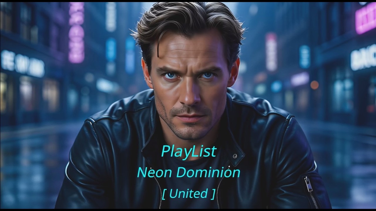 [No lyrics]🎵Neon Dominion [ United ] PlayList | –🔥The Complete Cyberpunk Rock x EDM Saga (20-Track)