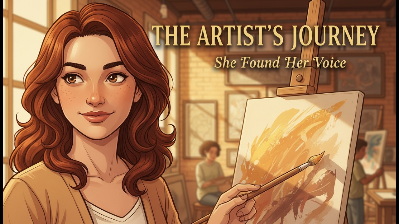 The Artist's Journey 🎨 English Story with Subtitles She Hid Her Art  Learn English | Inspiring Story