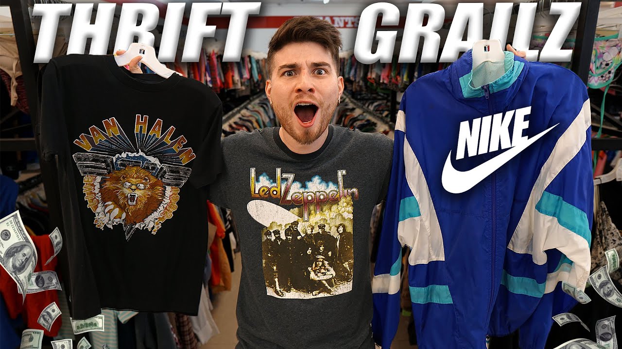 OG NIKE & 1980s BAND TEE GRAIL FOUND! Trip to the Thrift #340
