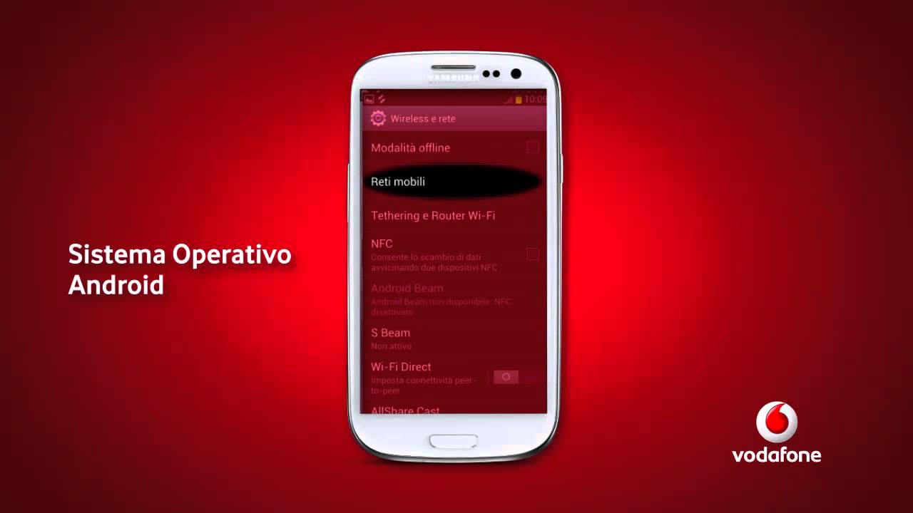 Configurazione APN Android