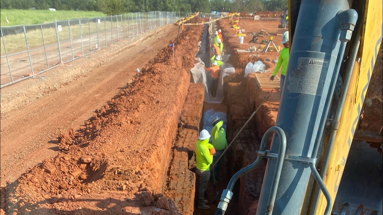 Возвращаемся к фундаментам. #экскаватор-погрузчик #digginok