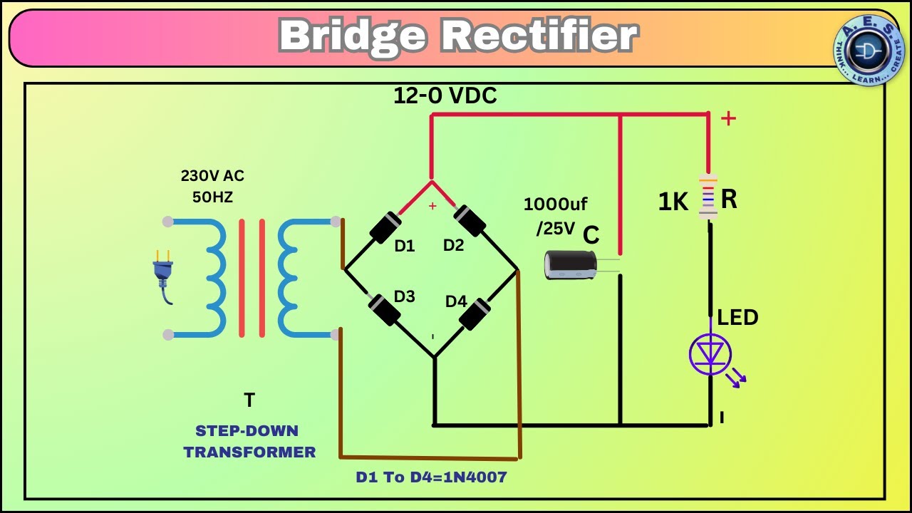 🔌 Bridge Rectifier Project | Full Wave Rectifier | DIY Electronics Project 🔌 #diy