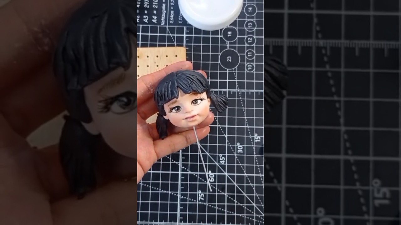 Fondant Face Sculpting / Sugar Figure #cakedecorating #sculpting #fondant #tutorial #cake #cakeart