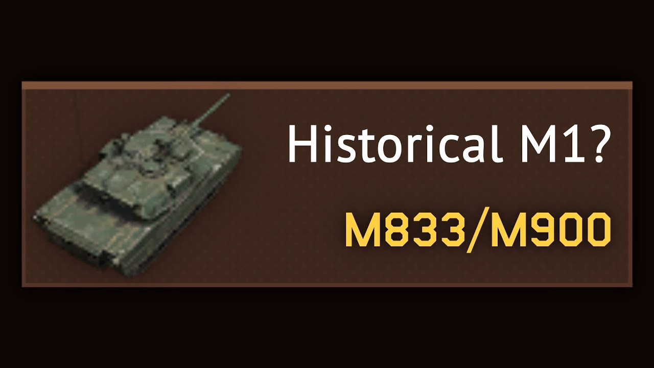 If M1 Abrams Had M900...