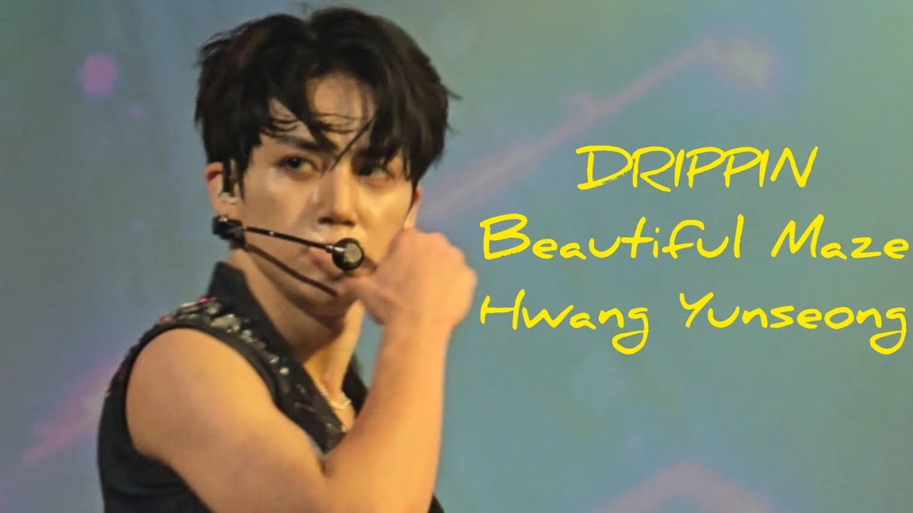 Hwang Yunseong focus - Beautiful Maze  performance    Play DRIPPIN adventure Taipei FanCon part 1
