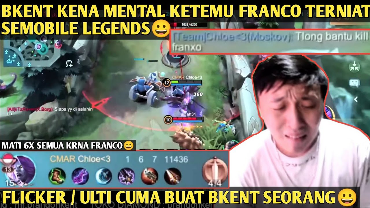 LORD BKENT KENA MENTAL MAIN MM KETEMU FRANCO TERNIAT SE ML, THE REAL MENANG DIGENDONG