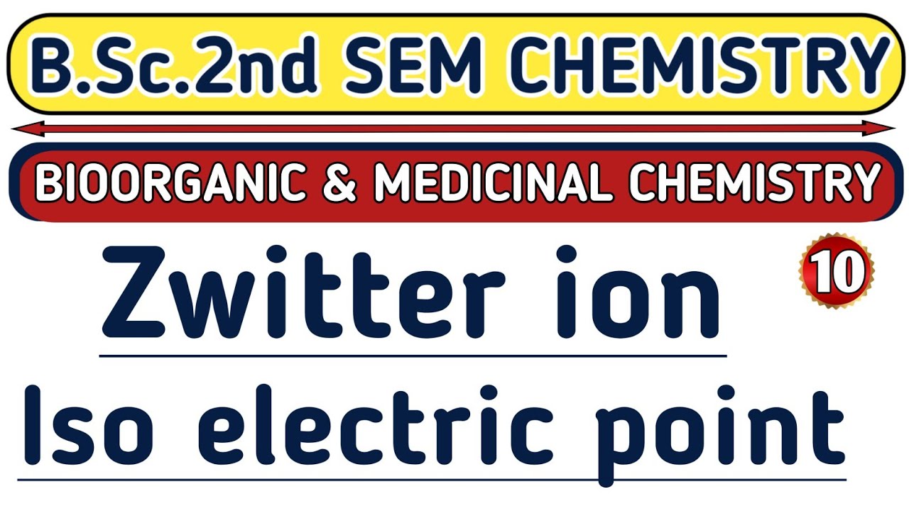 | L-10| Zwitter ion, Iso electric point| B.Sc. 2nd sem chemistry| Aarti mam chemistry| Physics guru