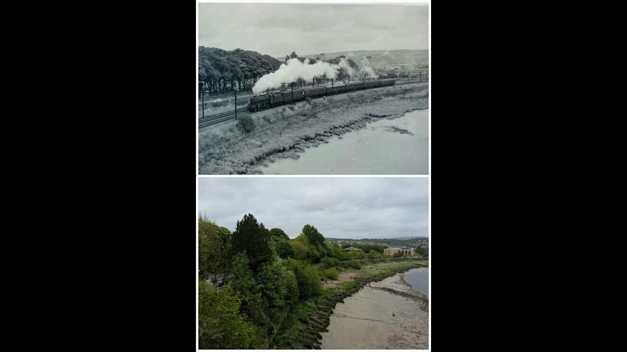 Railways around Lancaster, then and now