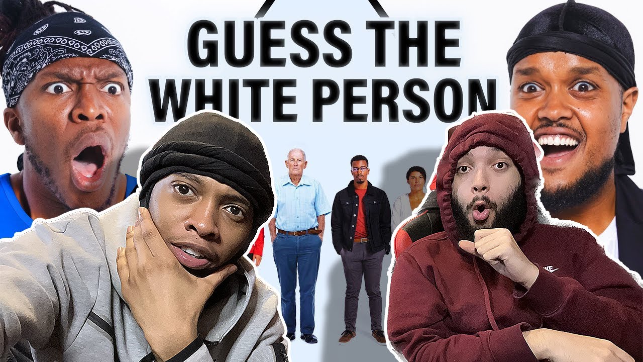 HE'S THE PROFESSIONAL WHITE PERSON? 😂 | AMERICANS REACT TO BETA SQUAD GUESS THE WHITE PERSON FT KSI