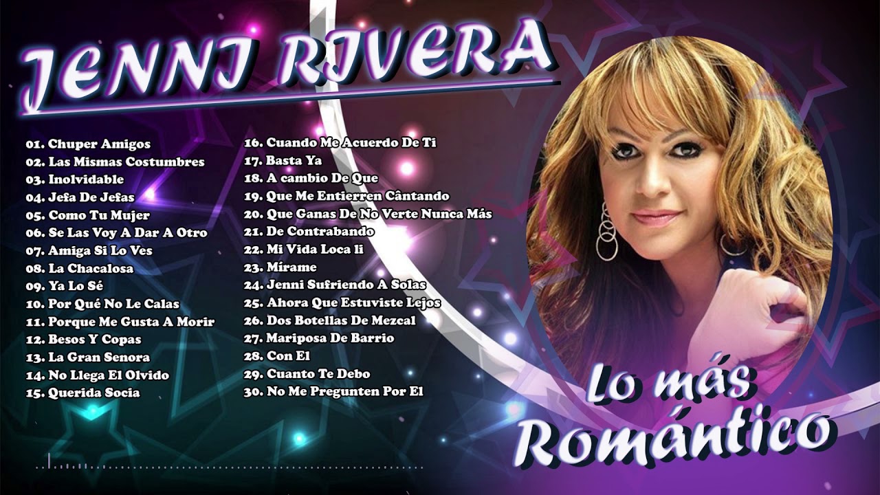 JENNY RIVERA MIX 2021- TOP 30 MEJORES CANCIONES DE JENNI RIVERA