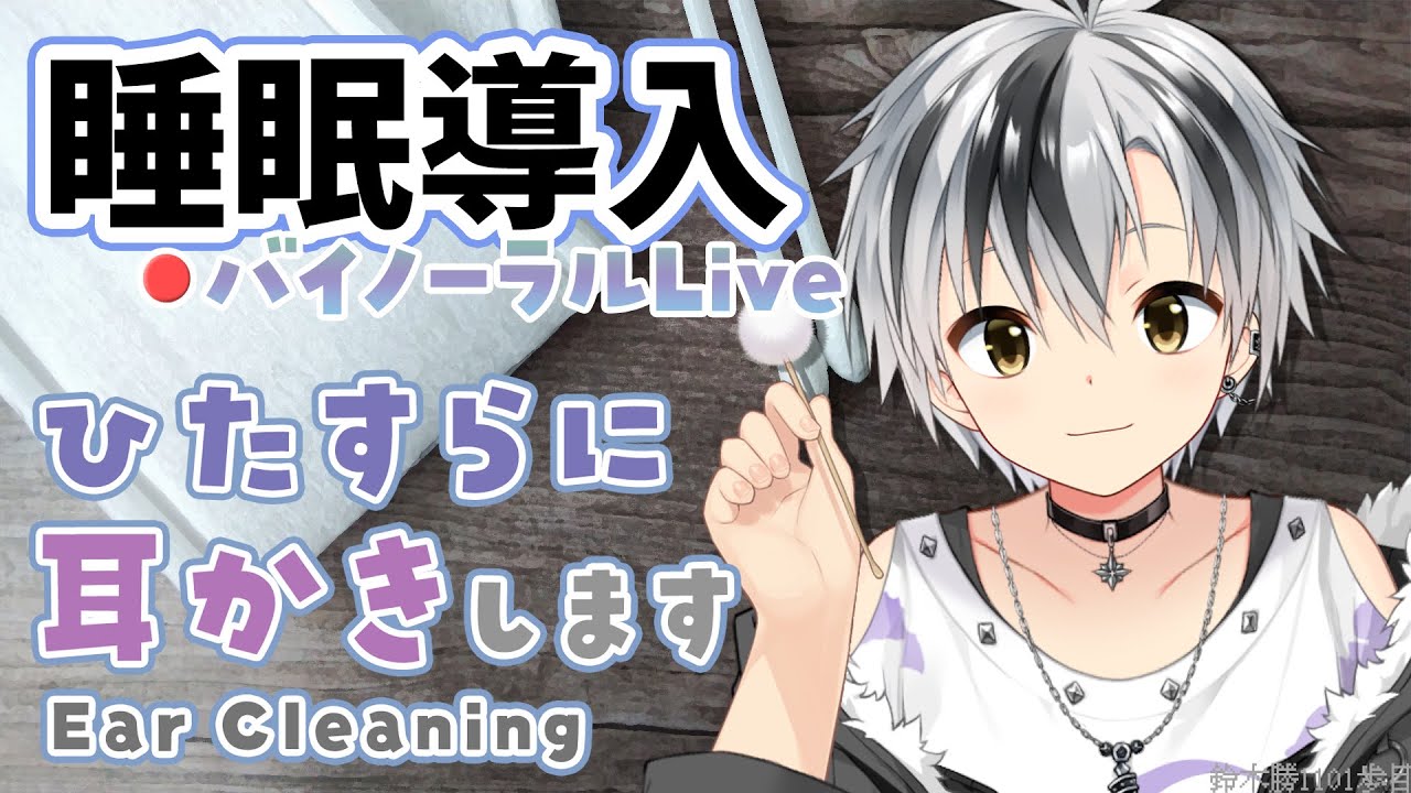 【Binaural/ダミーヘッドマイク】本気で眠りたい人のためのじっくり奥まで耳かき 2025.12.17【にじさんじ/鈴木勝】