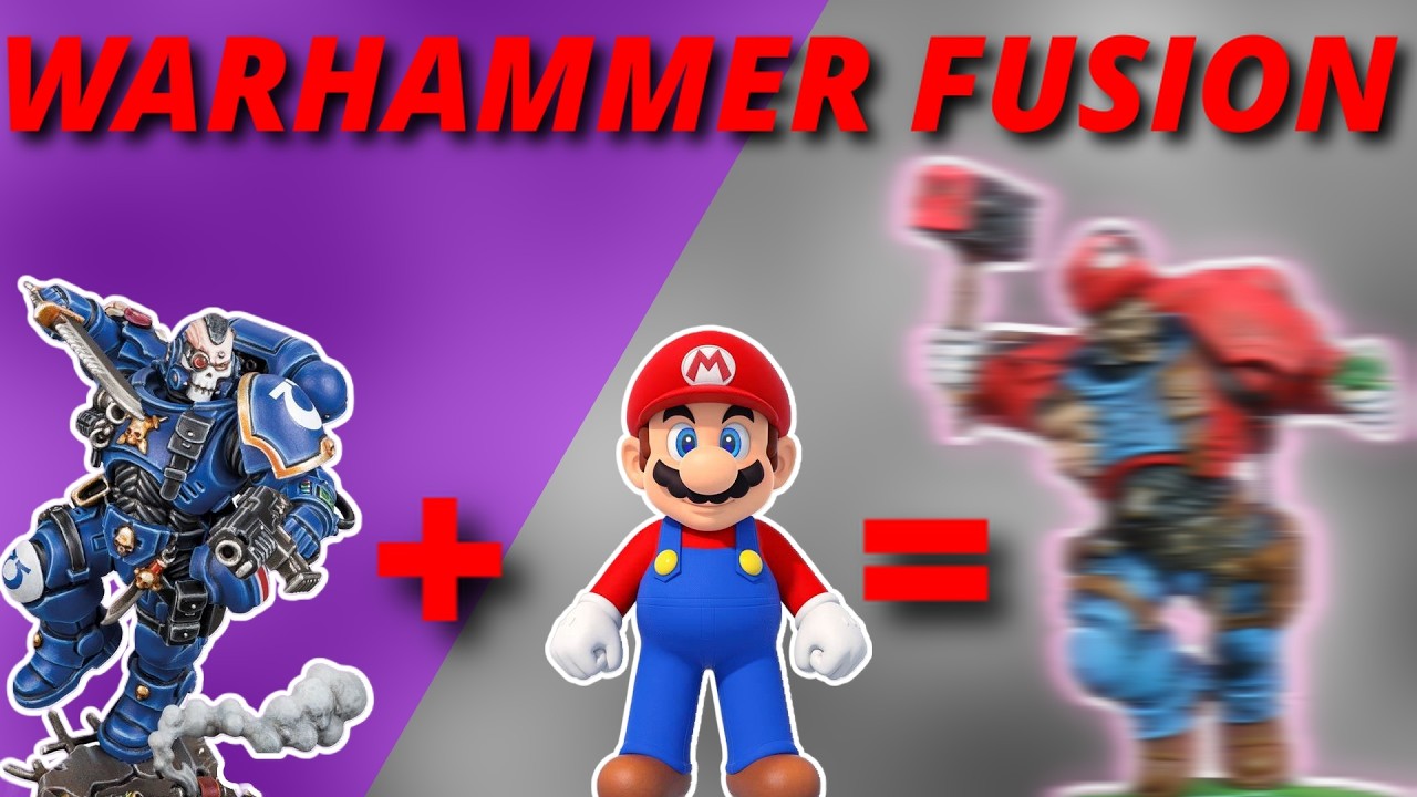 From Plumber to Space Marine: A Unique Kitbash Project (Mario & Warhammer 40k)