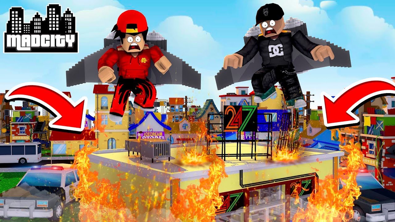 ROBLOX - MAD CITY, THE JET-PACK BOYS!!