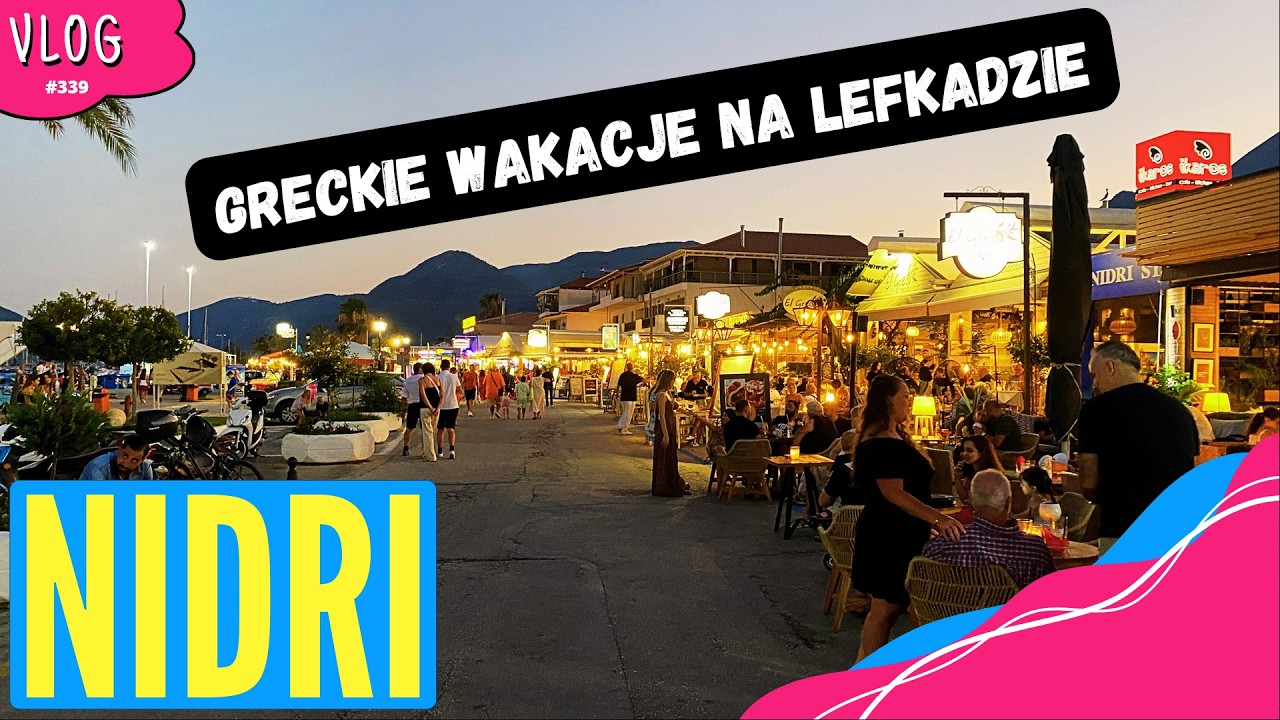 Pierwszy raz w WAKACJE w GRECJI - Kąpiemy się pod wodospadem NIDRI - Lefkada