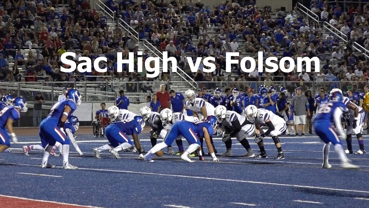 Sac High Dragons vs Folsom Bulldogs, V FB 2016