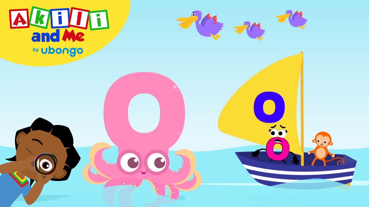 Learn Letter O! | The Alphabet with Akili | Cartoons for Preschoolers