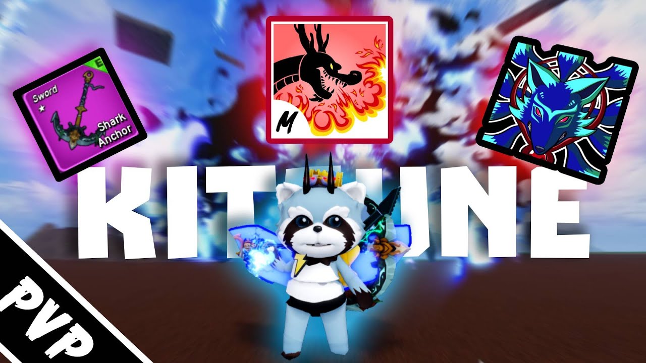 Kitsune + Shark Anchor Combo Bounty Hunt! |  Blox fruits🌊🍎