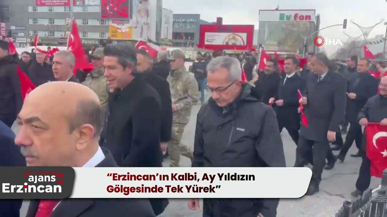 “Erzincan’ın Kalbi, Ay Yıldızın Gölgesinde Tek Yürek”
