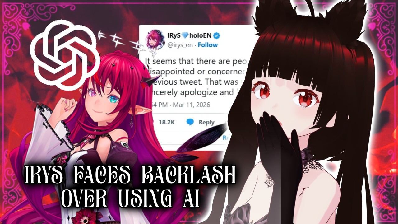 IRYS CHATGPT CONTROVERSY🔥 IRyS of Hololive had backlash after posting ChatGPT conversation