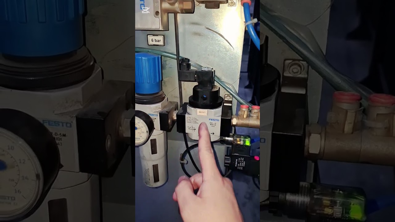 Festo Pressure regulator control valve troubleshooting
