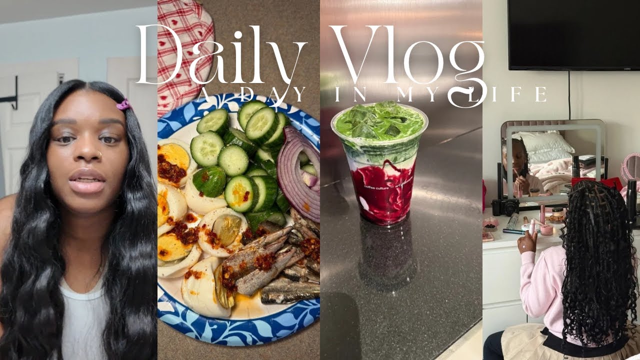 Spend the day with me | quickweave refresh, quick shopping pick ups, trying a new matcha spot :) 
