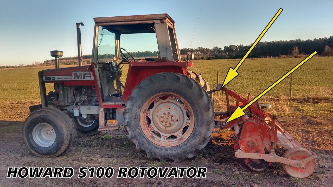 HOWARD S100 ROTOVATOR glebogryzarka nowy stary nabytek test