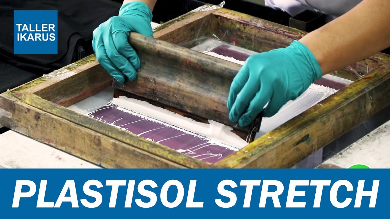 Como estampar con plastisol base stretch