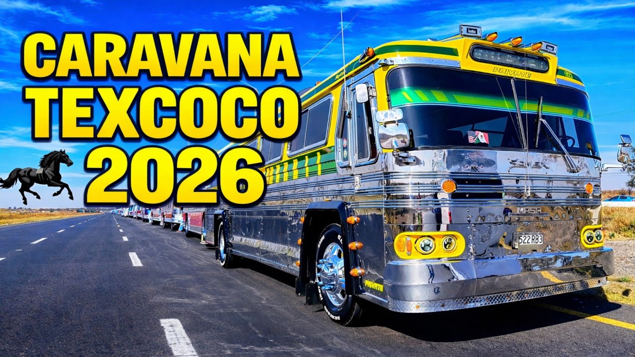 2DA Expo de AUTOBUSES CLASICOS en TEXCOCO Edo Mex 🇲🇽 CARAVANA 2026.