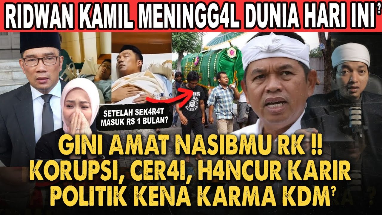 JABAR BERDUKA!! KANG DEDI MULYADI KAGET NASIB RIDWAN KAMIL SETELAH KORUPSI DAN SERANG KDM SPERTI INI