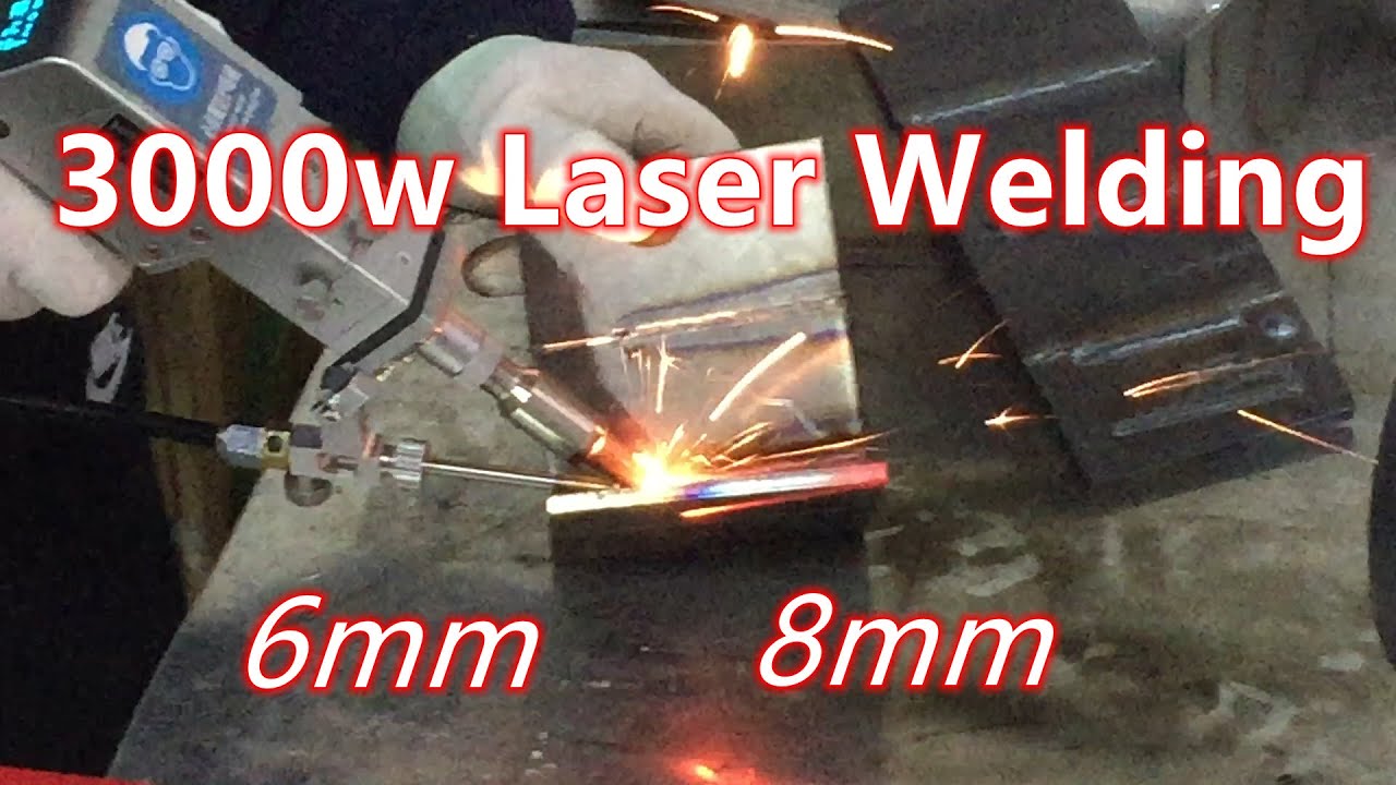 3000w laser  welding machine 8mm