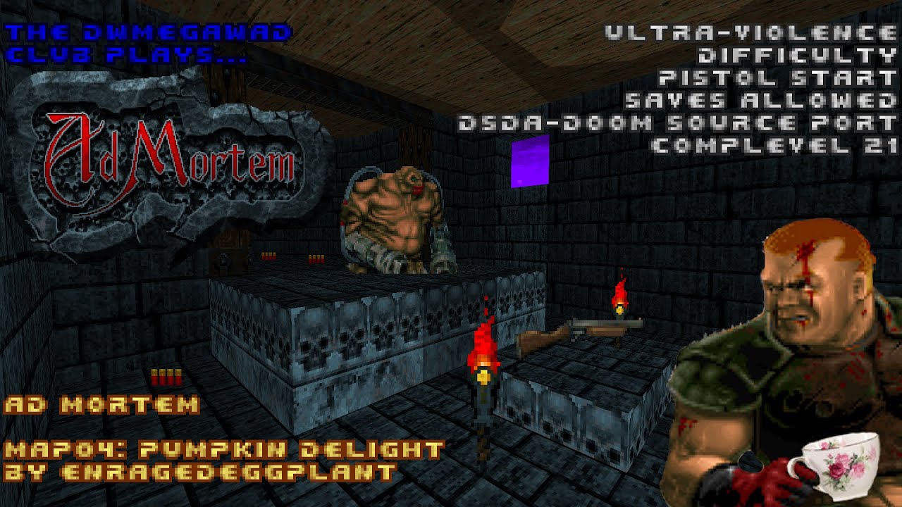 DWMegawad Club Playthrough: Ad Mortem - MAP04 - Pumpkin Delight