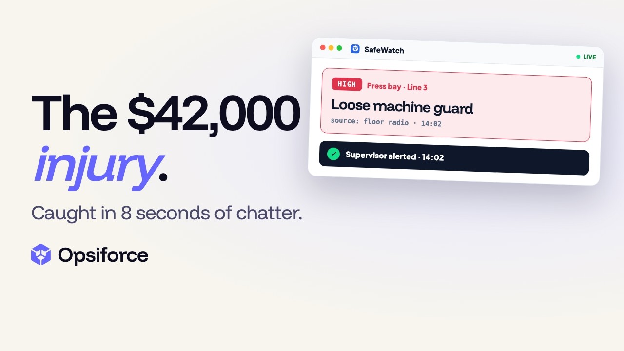 The $42,000 Injury Nobody Flagged in Time | Opsiforce