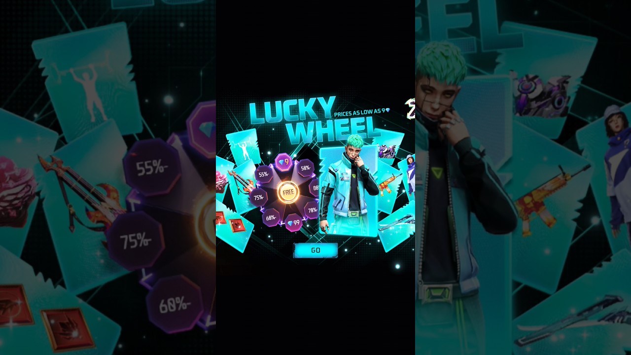 Lucky Wheel Event Free Fire | 9 Diamond Discount Event | Free Fire Lucky wheel | Free fire new event