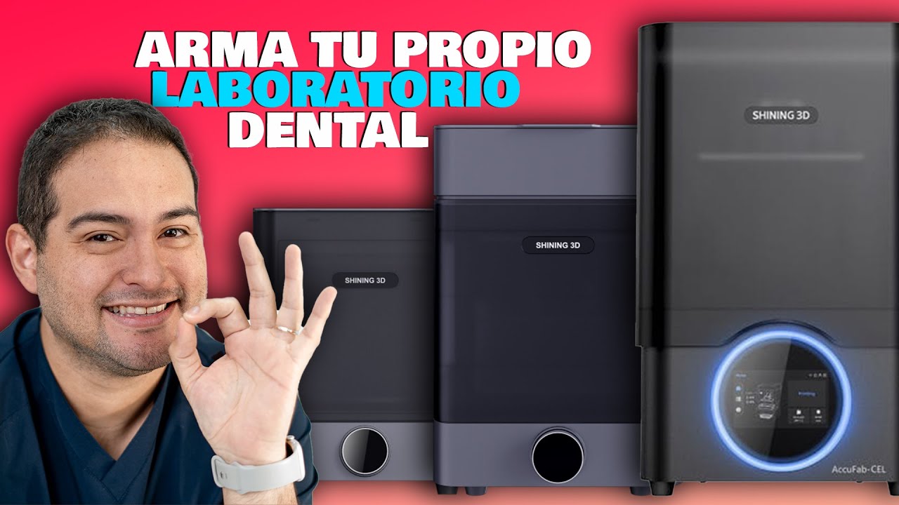 ACCUFAB CEL: LA MEJOR IMPRESORA PARA ODONTOLOGÍA y el FLUJO DIGITAL COMPLETO de SHINING 3D