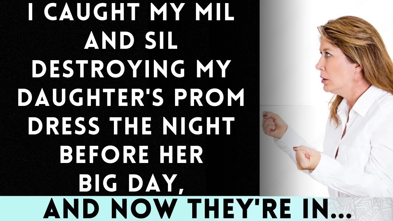 I Caught My MIL and SIL Sabotaging My Daughter's Prom Dress Right Before Her Big Day of