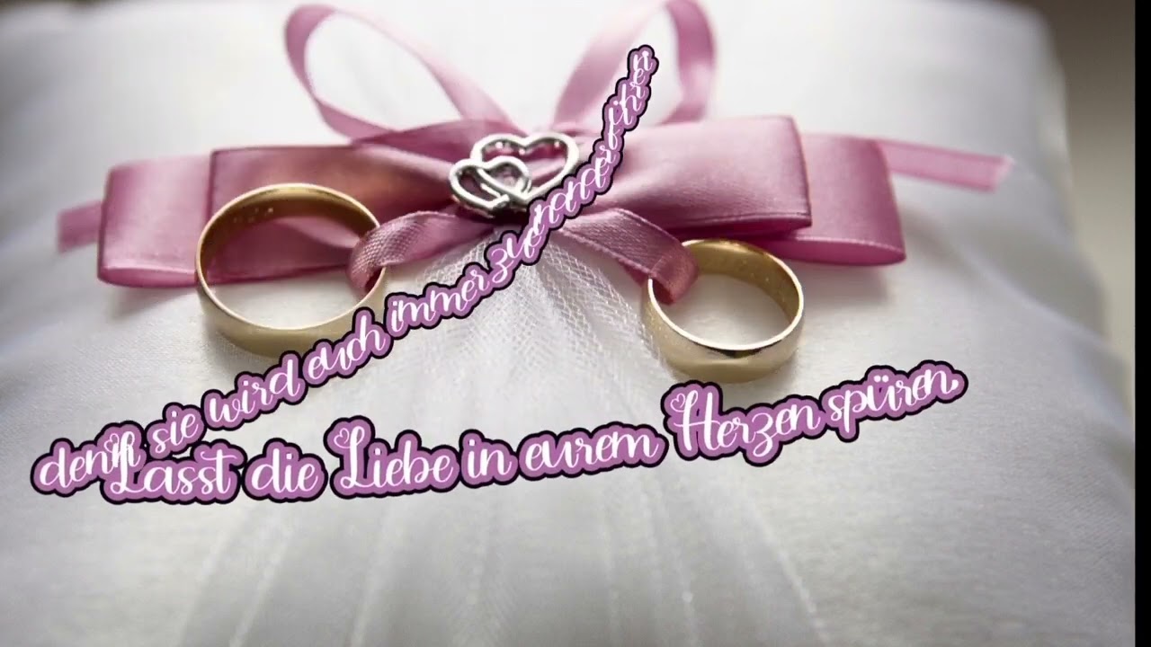 Alles Gute zur Hochzeit, Herzlichen Glückwunsch