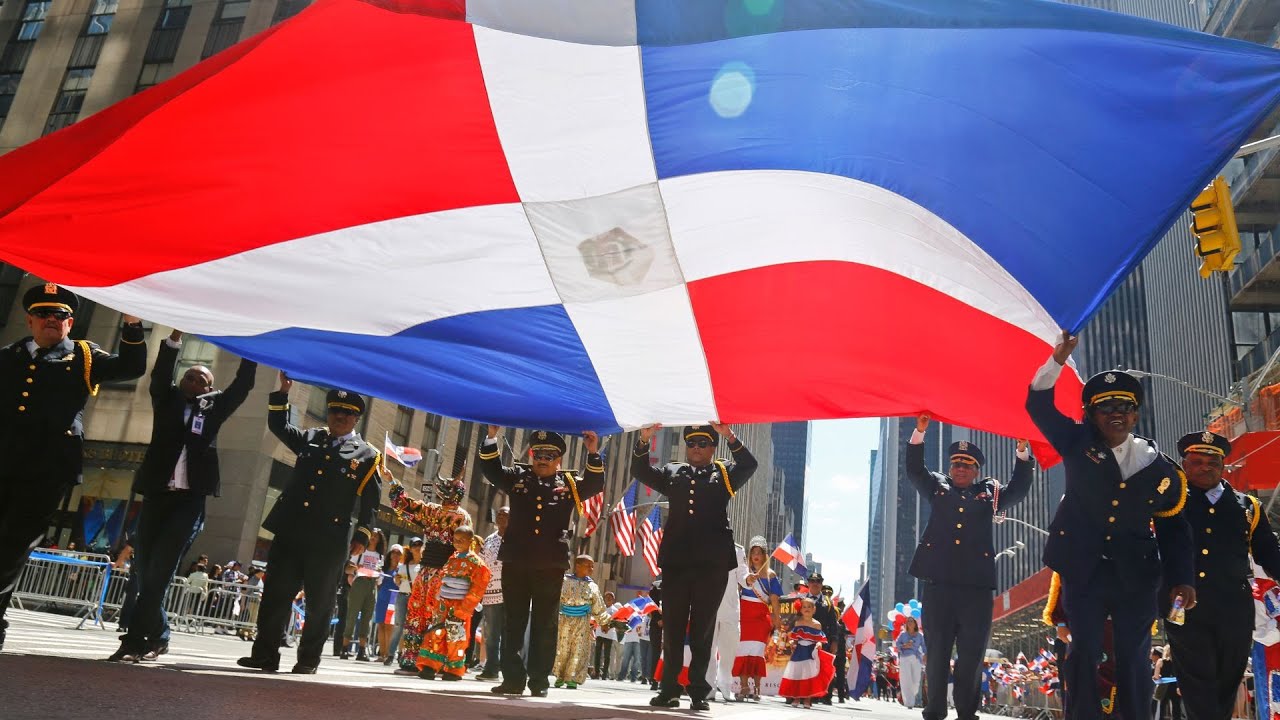Final preparations for National Dominican Day Parade in Midtown