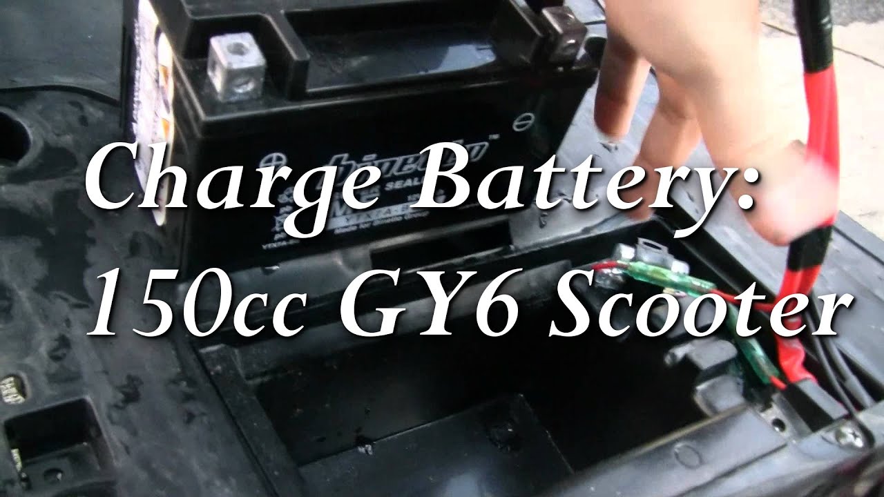 RIGHT WAY To Charge Battery--150cc GY6 Chinese Scooter Tao Tao Lancer