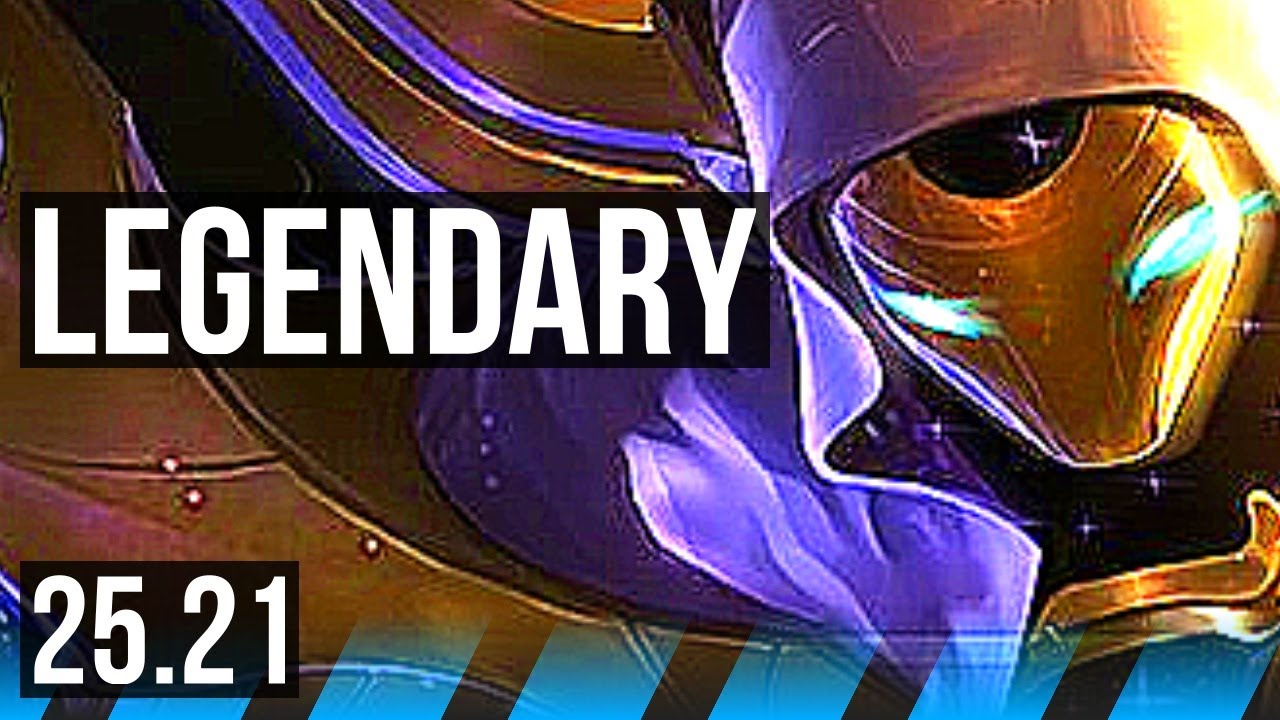 KASSADIN vs EKKO (MID) | 24/1/6, Legendary, 10 solo kills, 57k DMG | EUW Master | 25.21
