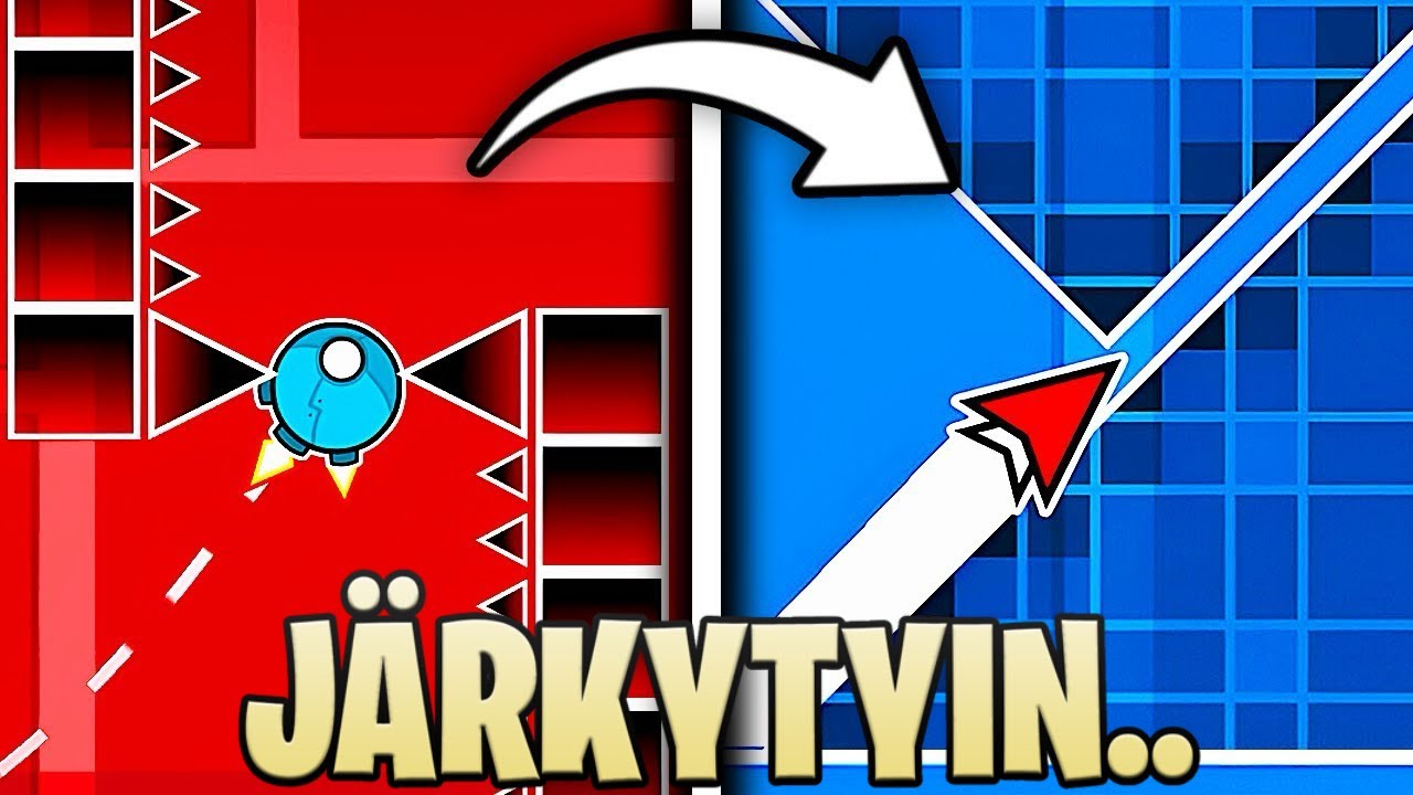 Pelasin Katsojien LEVELEIT&Auml; Ja Suutuin.. 😡 | Geometry Dash Suomi