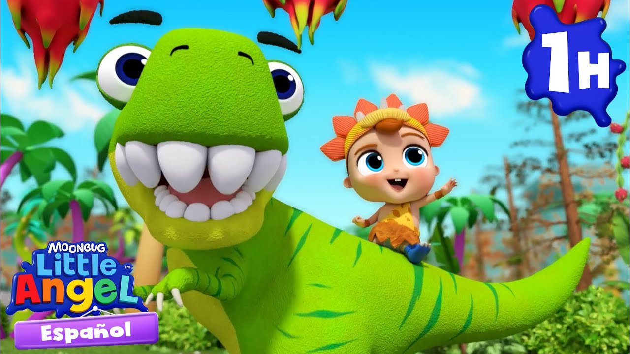 Aventura con dinosaurios con Bebé Juan 🦖 | Canciones Infantiles con Bebé Juan🎵| Little Angel Español