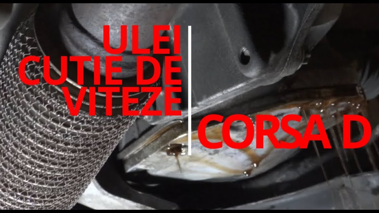 Opel schimb ulei cutie de viteze manuală F13 F17 // gearbox oil change